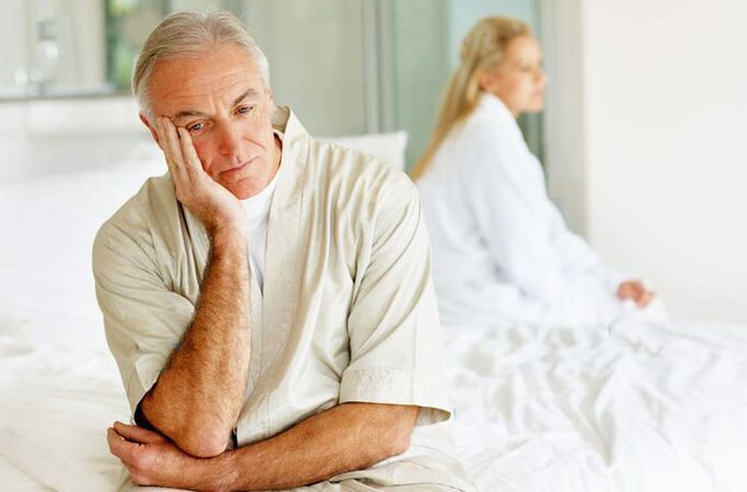 Increased men over 60 years of age